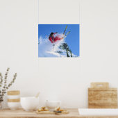 Ski resort, Roemenië, Piana Brasov, tricks Poster (Keuken)