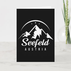 Ski-resort Seefeld Oostenrijk Skiën Snowboarden So Kaart