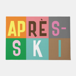 Ski Retro Après Ski Color Blocks Deurmat