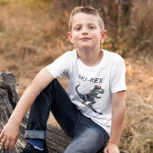 Ski-Rex Avontuur: Dinosaurus op ski's T-shirt