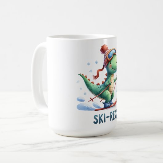 Ski-Rex Winterplezier Koffiemok (Voorkant links)