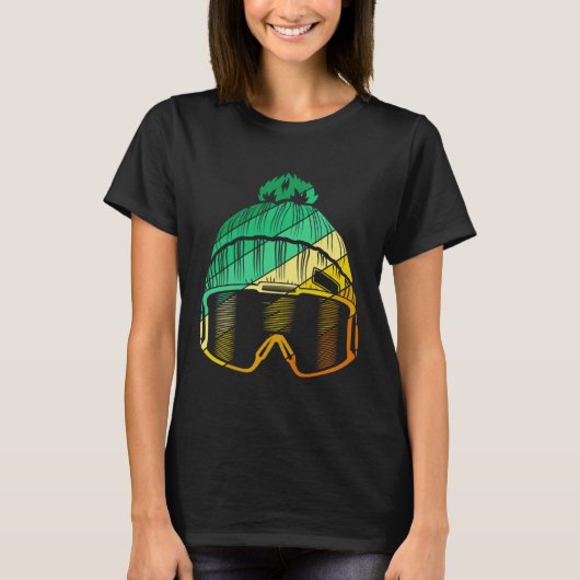 Ski Rider Fun Skiing Ski Mountains  Ski Rider  1 T-shirt (Voorkant)