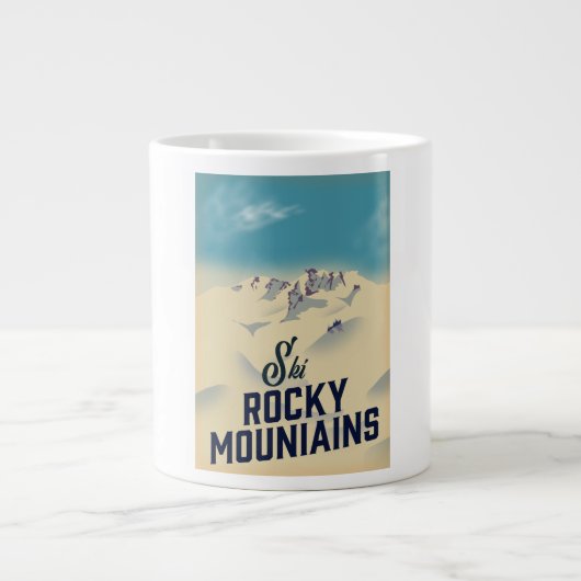 Ski Rocky Mountains VS Grote Koffiekop (Voorkant)
