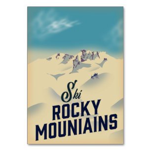 Ski Rocky Mountains VS Kaart