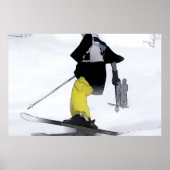 Ski Run Finish Poster (Voorkant)