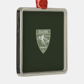 Ski Salida Colorado Metalen Ornament (Rechts)
