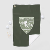 Ski Salt Lake City Utah Golfhanddoek (Insitu)