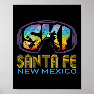 Ski Santa Fe New Mexico Ski Vakantie Poster