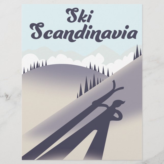 Ski Scandinavia Briefhoofd (Voorkant)
