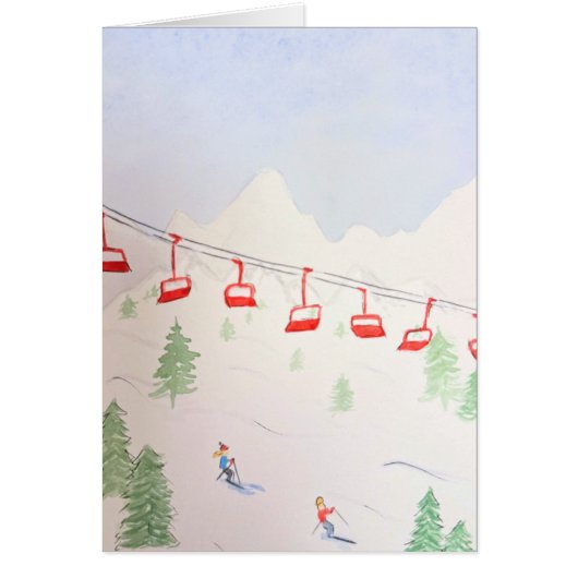 Ski Scene (Voorkant)