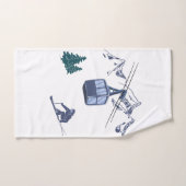 Ski Scene Winter Sports Handdoek (Handdoek)