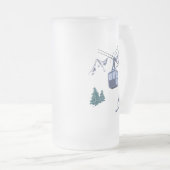 Ski Scene Winter Sports Matglas Bierpul (Voorkant rechts)