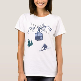 Ski Scene Winter Sports T-shirt