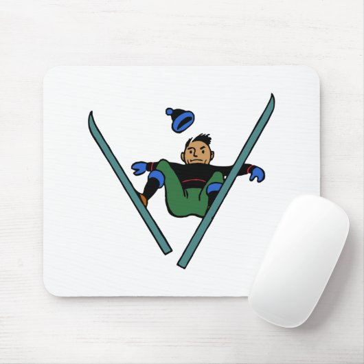 Ski Schi fahren skiing Unfall accident Muismat (Met muis)