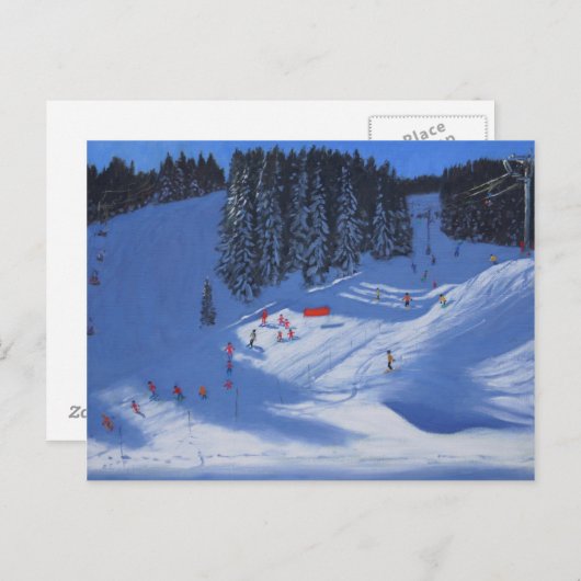 Ski school Morzine 2014 Briefkaart (Voorkant / Achterkant)