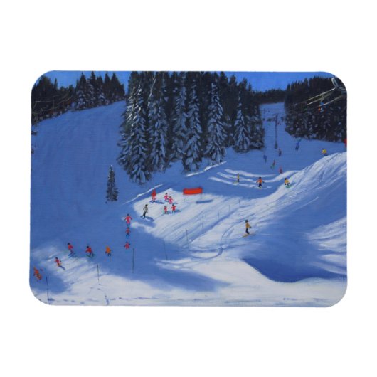 Ski school Morzine 2014 Magneet (Horizontaal)