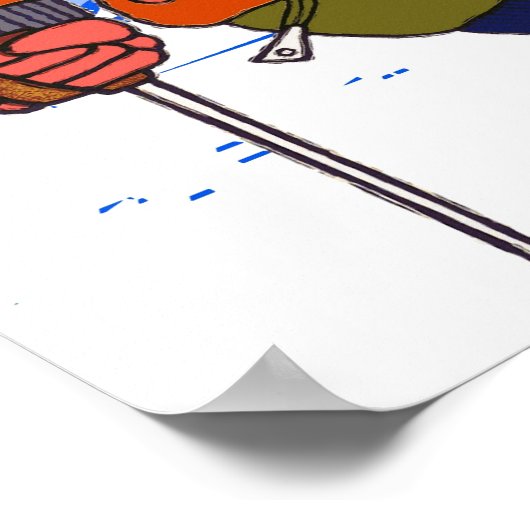 Ski School Poster (Hoek)