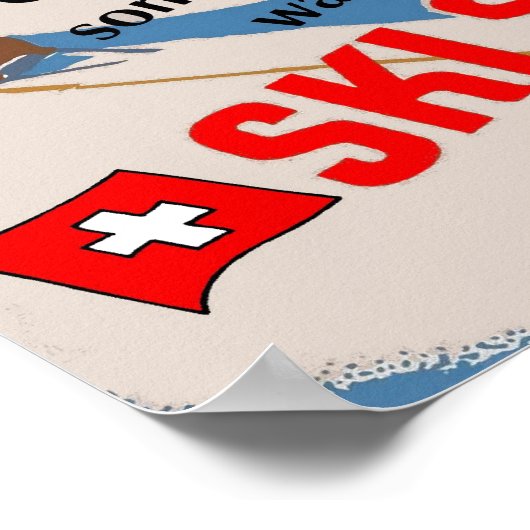 Ski School Poster (Hoek)