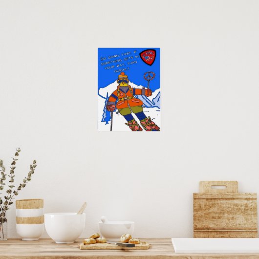 Ski School Poster (Keuken)