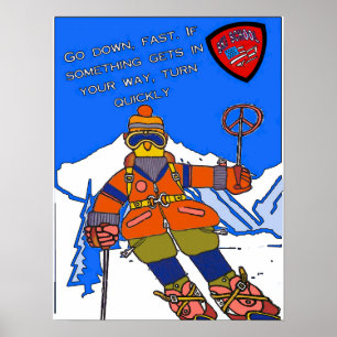 Ski School Poster