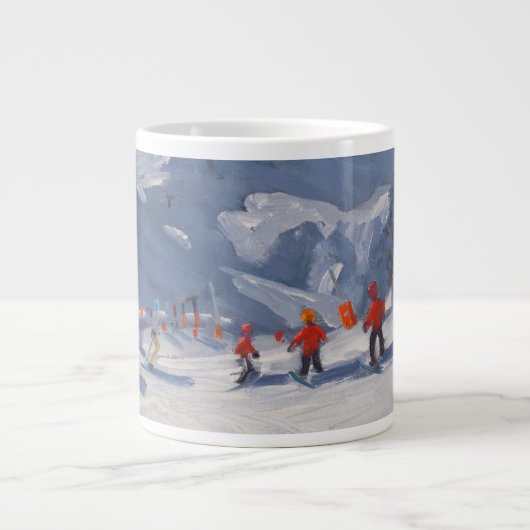 Ski School Tignes 2009 Grote Koffiekop (Voorkant)