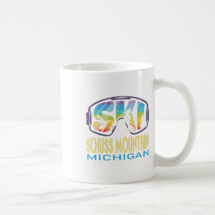 Ski Schuss Mountain Michigan Ski Vakantie Koffiemok