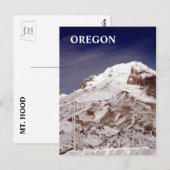 Ski-seizoen Briefkaart (Voorkant / Achterkant)