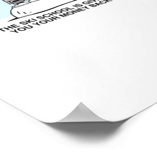 Ski Signals voor het Poster van Beginners door Gra (Hoek)