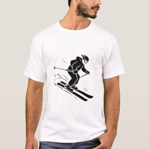 Ski Skien - Skiër Winterse Sporten T-shirt