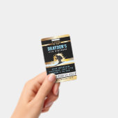 SKI SKIËR BERG Verjaardag ALLE TOEGANG Gold Pass Badge (Handheld)