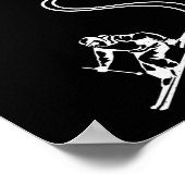 Ski Skiing Mountains Skier Winter Sport Poster (Hoek)