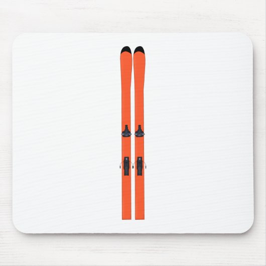 Ski Skiing Muismat (Voorkant)