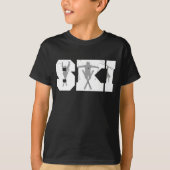 Ski Skiing T-shirt (Voorkant)