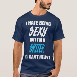 Ski skiing t-shirt