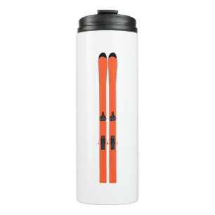 Ski Skiing Thermosbeker