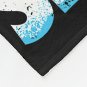 Ski Skiing Winter Sport _1  Fleece Deken (Hoek)