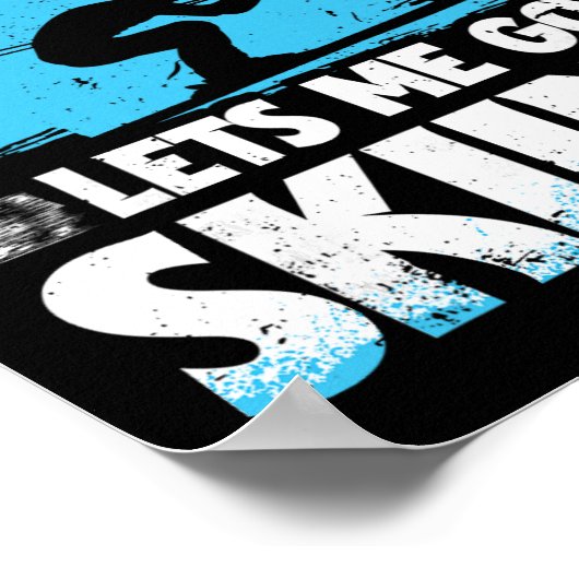 Ski Skiing Winter Sport _1 Poster (Hoek)