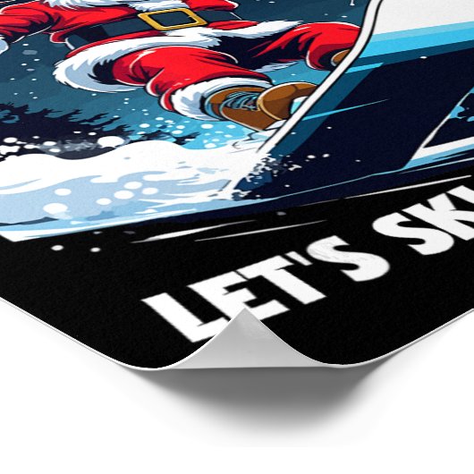 Ski Skiing Winter Sport _2  Poster (Hoek)