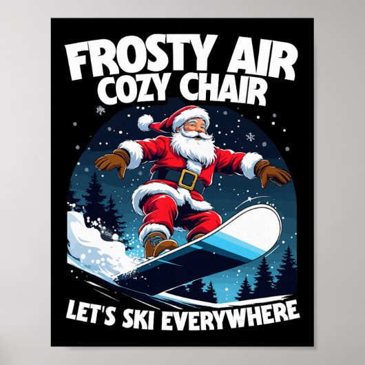 Ski Skiing Winter Sport _2  Poster (Voorkant)