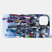 Ski - Skis en Polen Case-Mate iPhone Case (Achterkant (horizontaal))