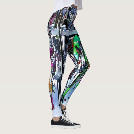 Ski - Skis en Polen Leggings (Rechts)