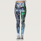 Ski - Skis en Polen Leggings (Voorkant)