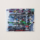 Ski - Skis en Polen Legpuzzel (Horizontaal)