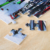 Ski - Skis en Polen Legpuzzel (Zijkant)