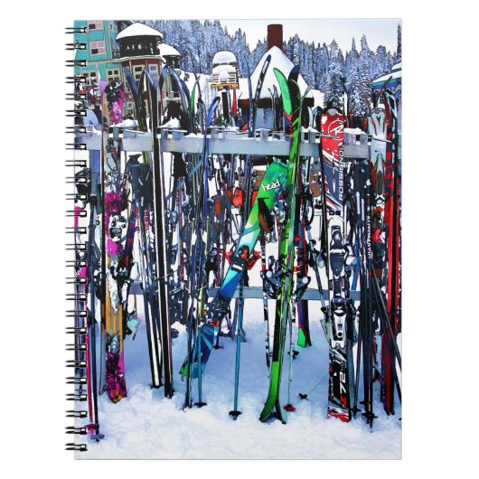 Ski - Skis en Polen Notitieboek (Voorkant)