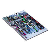 Ski - Skis en Polen Notitieboek (Rechterzijde)