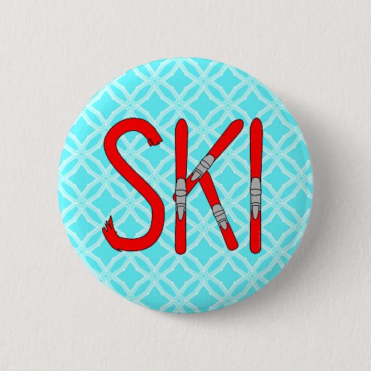 Ski Skis Ronde Button 5,7 Cm (Voorkant)