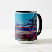 Ski Skiway Timberline Lodge Mt Hood Oregon 1950's Mok (Voorkant rechts)