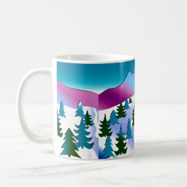 Ski Slope Art over klassieke koffie-Mok Koffiemok