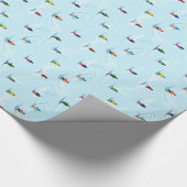 Ski Slope Gift Wrap Cadeaupapier (Hoek)